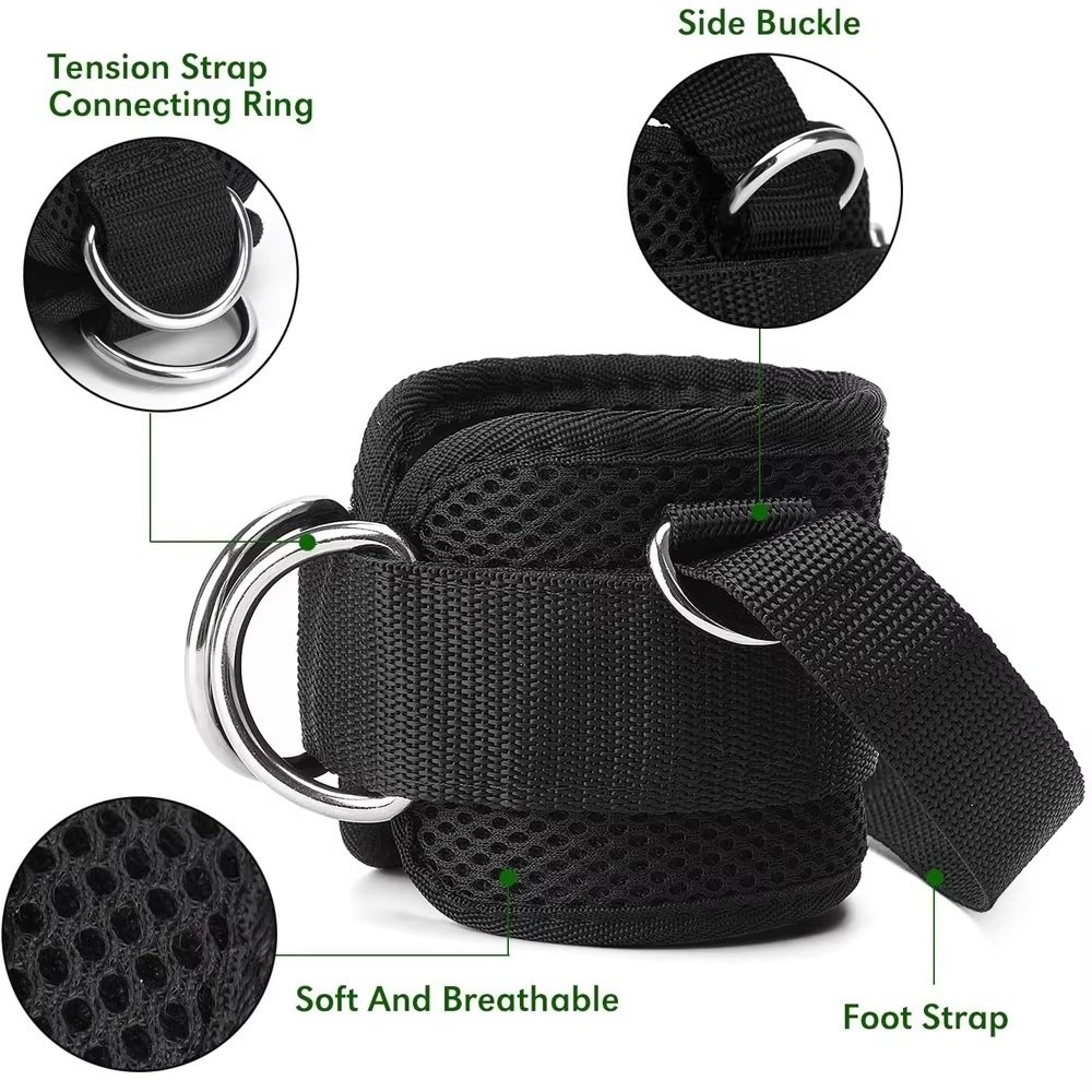 D Ring Strap - Çift D-Halkalı Spor Ayak Bileği Kayışları