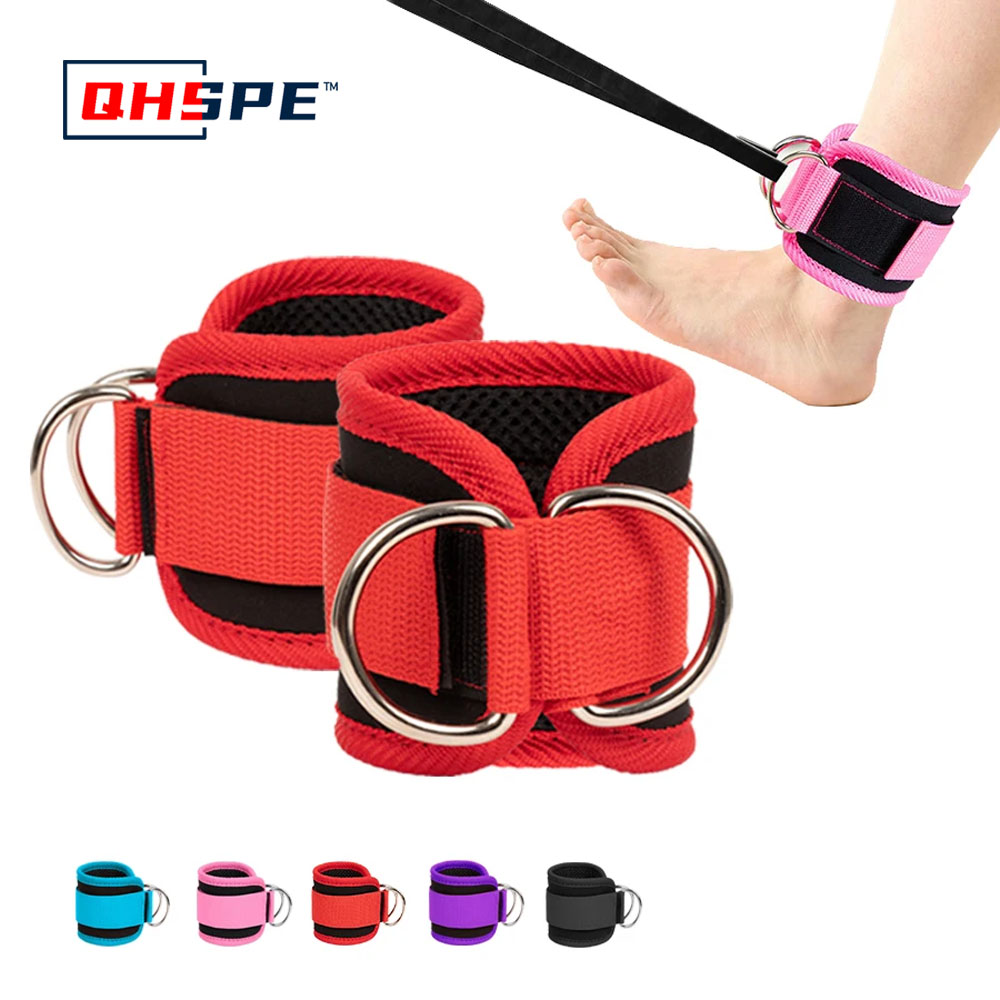 D Ring Strap - Fitness Ayak Bileği Sapanlar Ayarlanabilir D-Ring