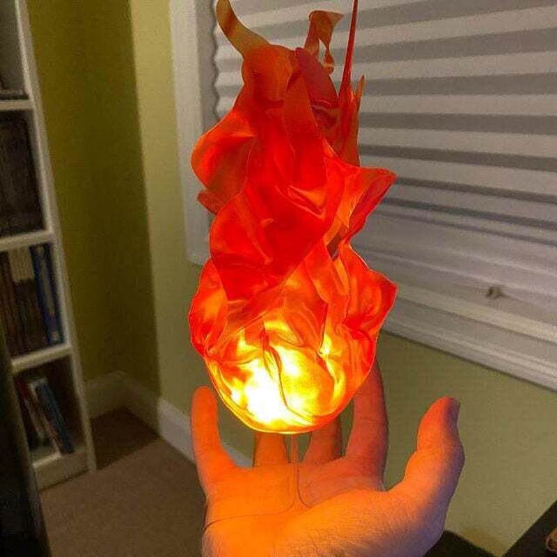 Yüzen Ateş Topu LED Işıklı Ale - Cosplay Fireball Prop incelemesi ve fiyatı