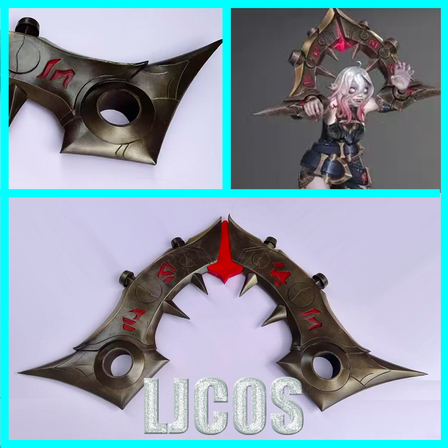 LOL Briar Shackles Cosplay Aks - Briar Cosplay Prop incelemesi ve fiyatı