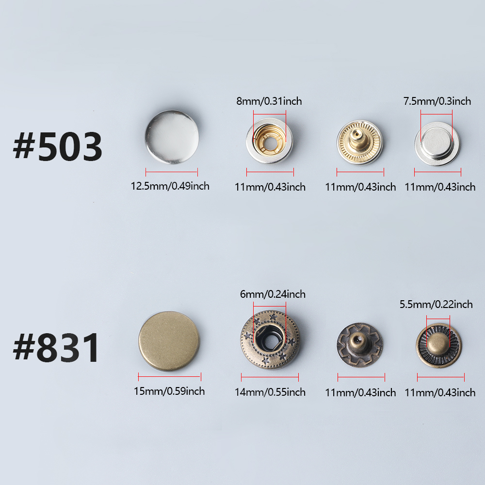 40 takım/160 adet renkli düğme - Snap Fastener Set incelemesi ve fiyatı