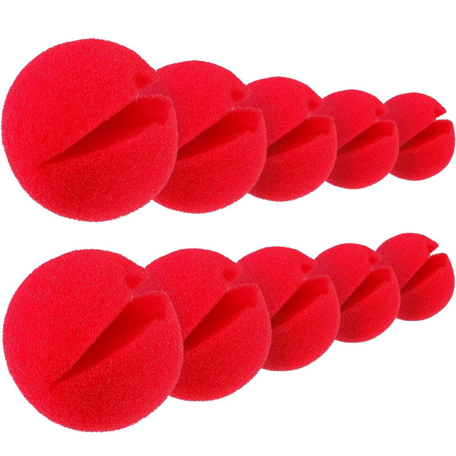 5-300 adet Kırmızı Palyaço Bur - Cosplay Prop Foam incelemesi ve fiyatı
