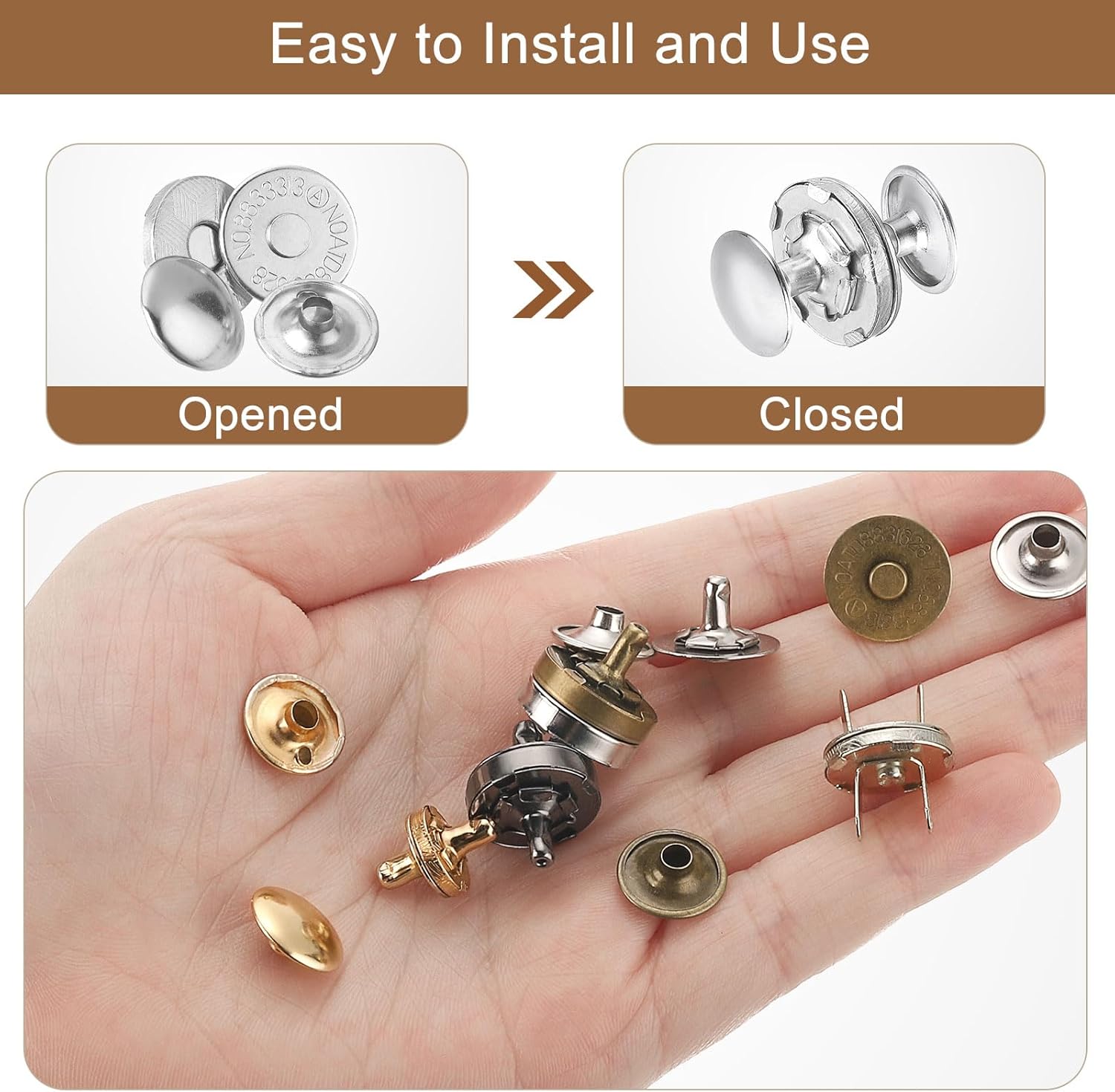10 Takım Manyetik Çıtçıt Düğme - Snap Fastener Set incelemesi ve fiyatı