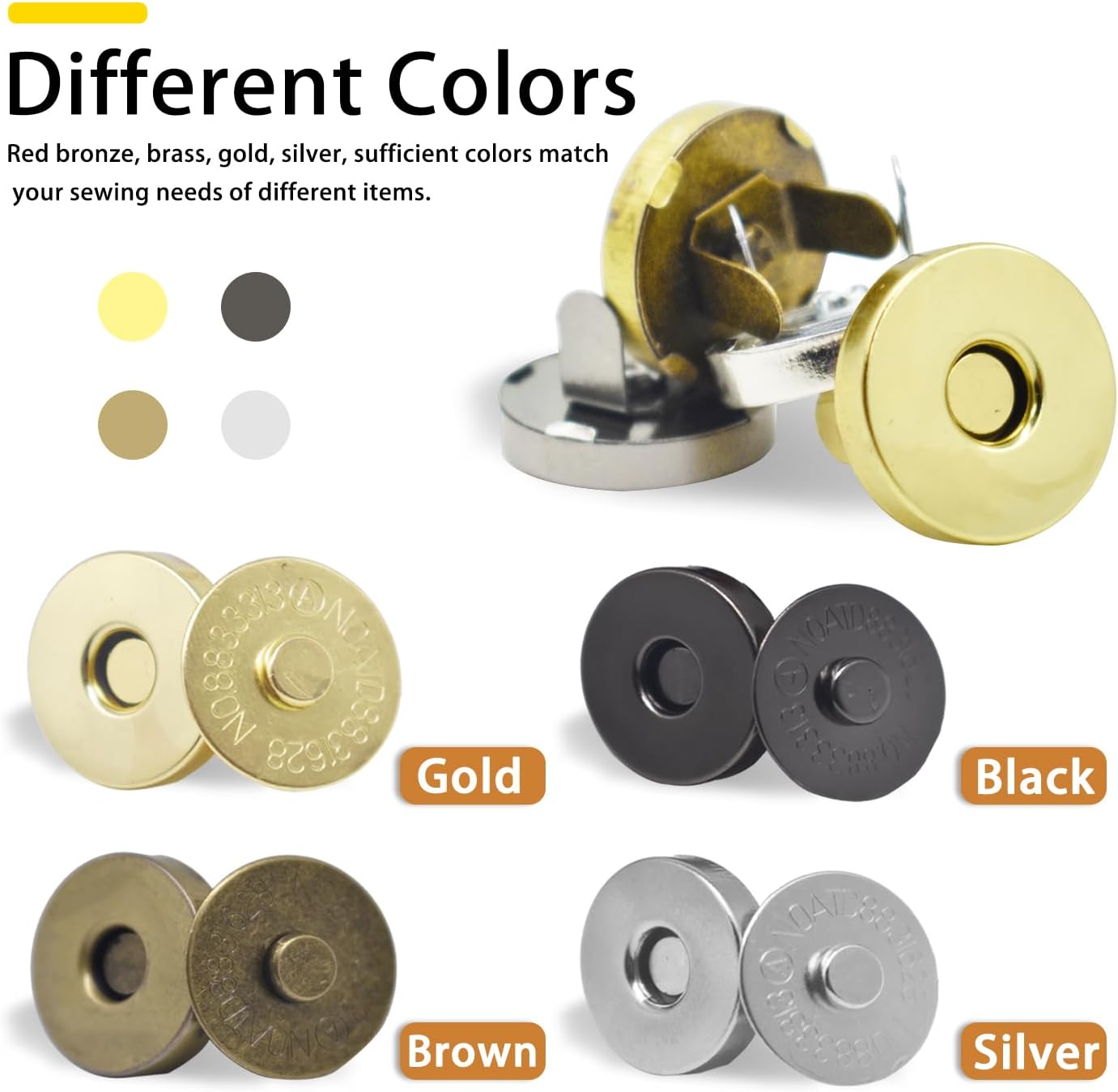 10 Set Manyetik Çıtçıtlı Düğme - Snap Fastener Set incelemesi ve fiyatı