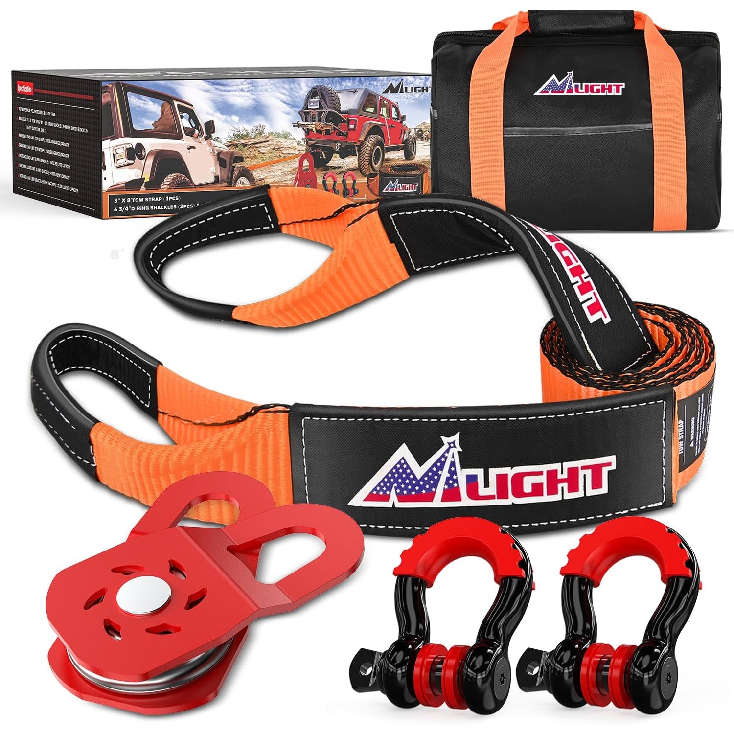 Nilight Offroad Kurtarma Seti  - D Ring Strap incelemesi ve fiyatı