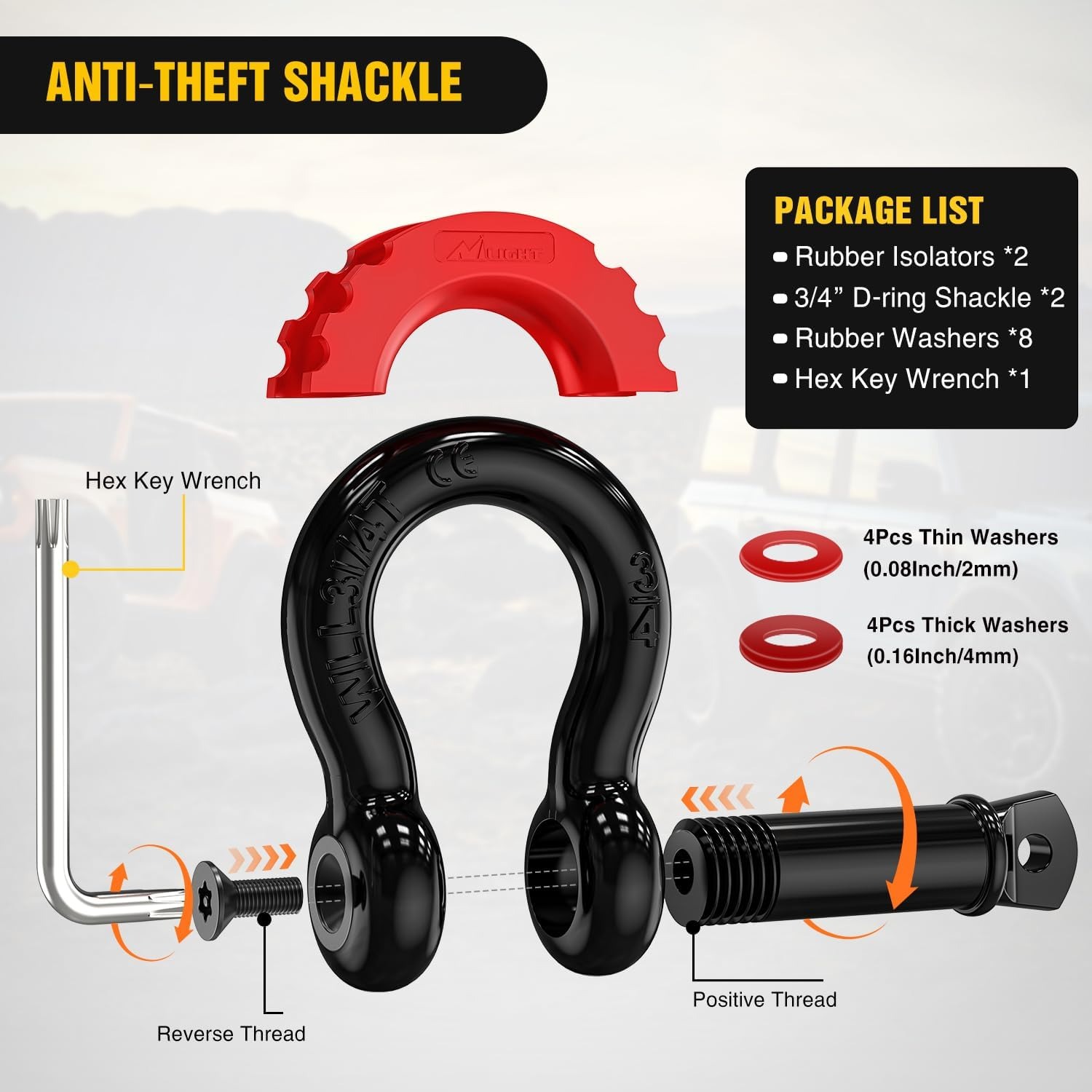 Nilight Offroad Kurtarma Seti  - D Ring Strap incelemesi ve fiyatı